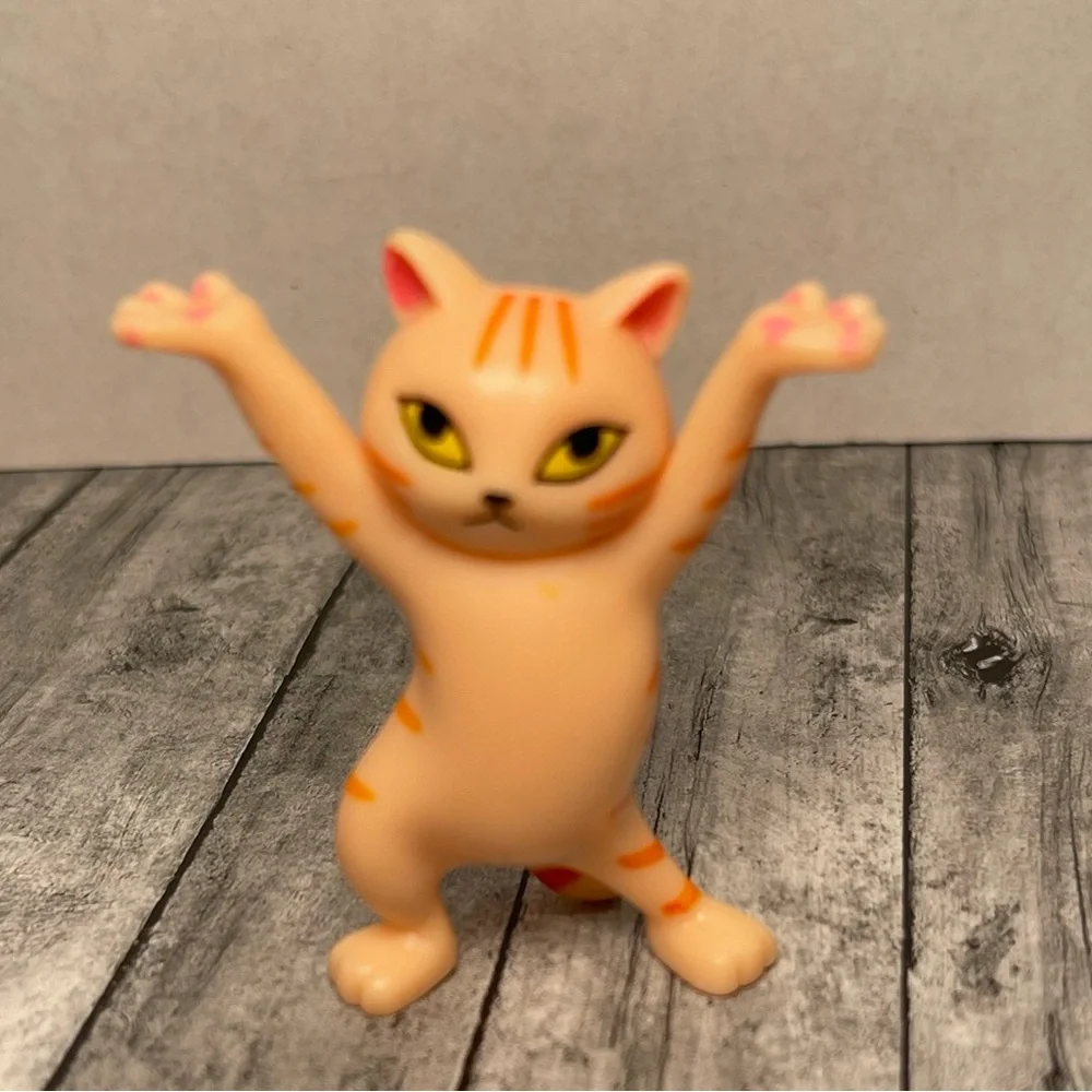 Colorful Cat Figurine Set